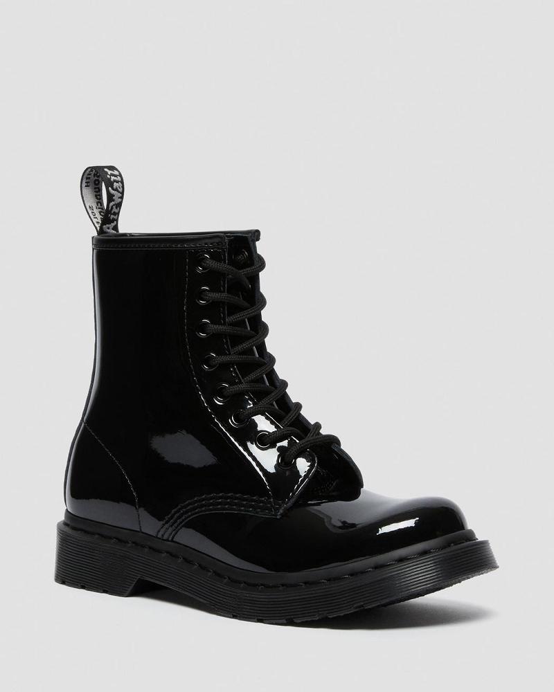 Dr Martens 1460 Mono Lak Læder Snørestøvler Dame Sort | DK 170NWY